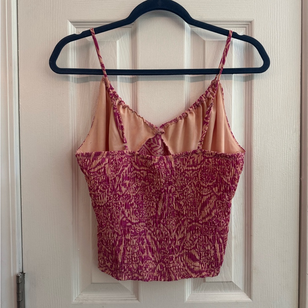 SIENNA SKY Floral Tropical Camisole Tank Size Large - Picture 3 of 4